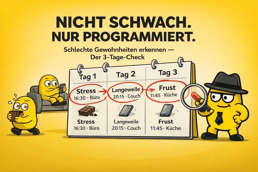 Wie du schlechte Gewohnheiten erkennst